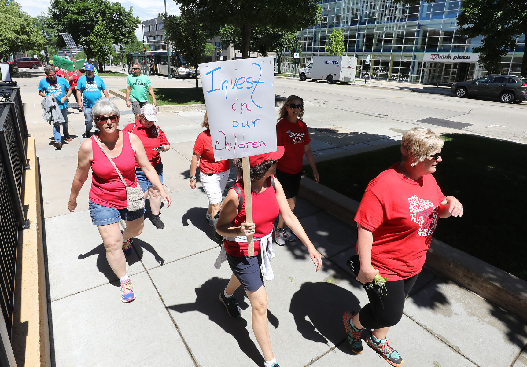 Educators march for more education funding